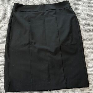 Ann Taylor Factory Black Lined Pencil Skirt – Size 8 | Classic Work Style